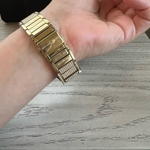 Michael Kors Gold studded watch main image 8